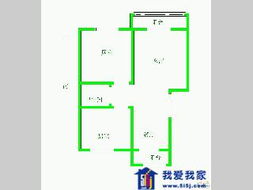 天津東麗區昆侖公寓二手房分析 程林街二室二廳南北通透戶型
